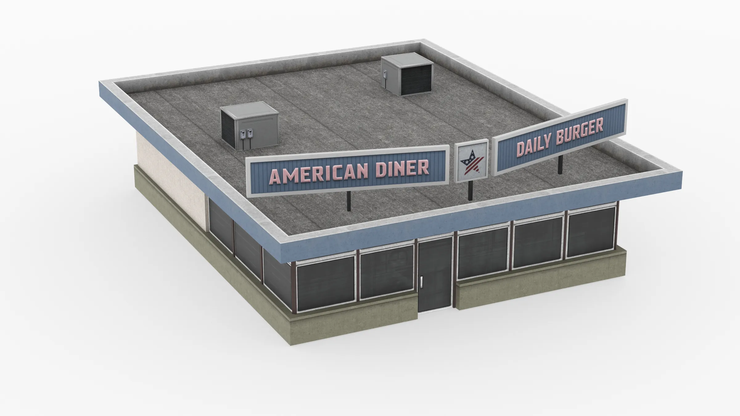 Render image of American Diner